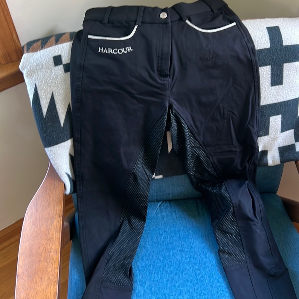 Black Harcour full seat breeches